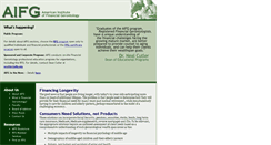 Desktop Screenshot of aifg.org