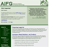 Tablet Screenshot of aifg.org